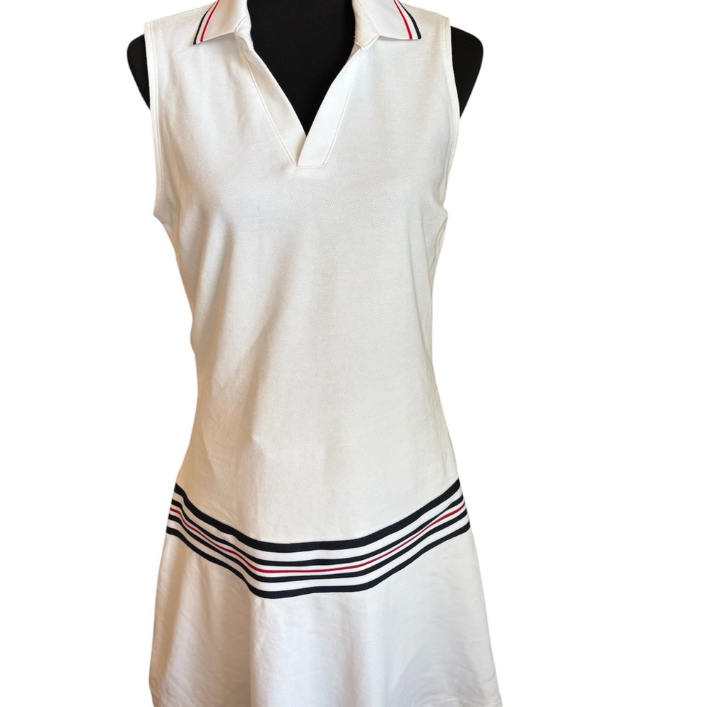 Walter Hagen Women’s Golf Dress Sleeveless Performance W/Shorts Medium NWT White